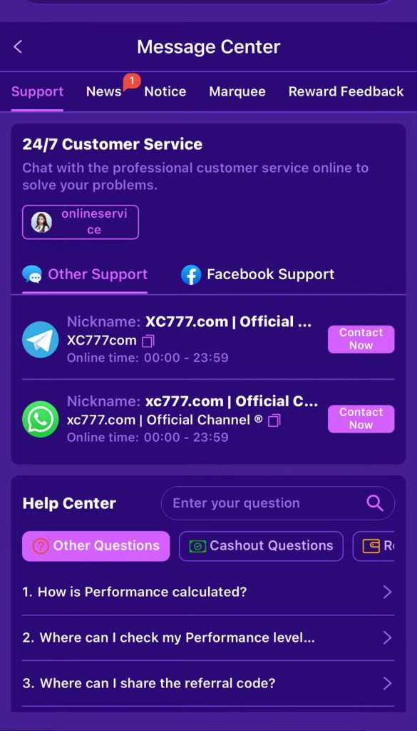 xc777 game